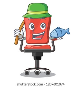 Fishing cartoon desk chair in modern living room