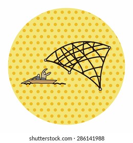 fishing cartoon theme elements