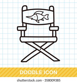 Fishing chair doodle
