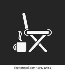 fishing chair icon