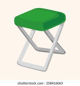 fishing chair theme elements
