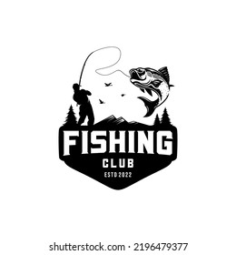 Fishing Club Logo Design Template