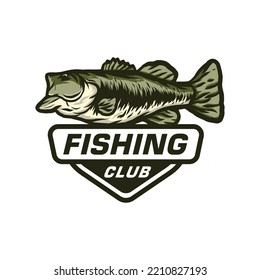 Fishing Club Logo Vector Concept