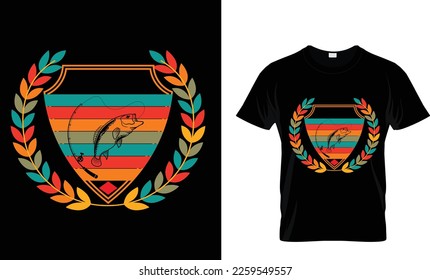 Fishing creative best t-shirt design