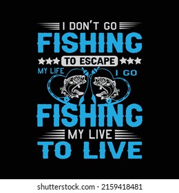 Design-Grafik für kreatives T-Shirt von Fishing