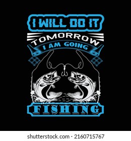 Fishing creative T-shirt design graphic