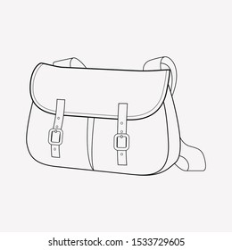 Fishing creel icon line element. Vector illustration of fishing creel icon line isolated on clean background for your web mobile app logo design.