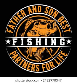 Fishing custom t shirt design