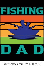 
Fishing Dad eps cut file for cutting machine