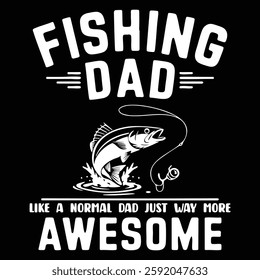 Fishing Dad graphic design for dad lovers