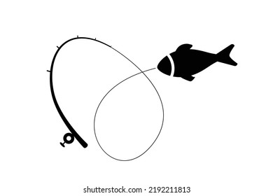 fishing design vector flat modern isolated illustration