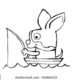 Fishing Dog
