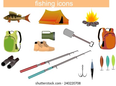 Fishing equipment set