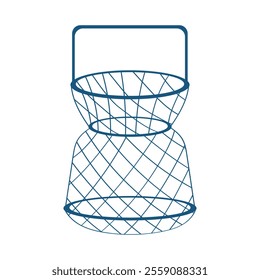 Fishing Equipment Vector Illustration - Fishing Net 02