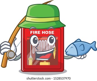 Fishing fire hose cabinet with cartoon shape