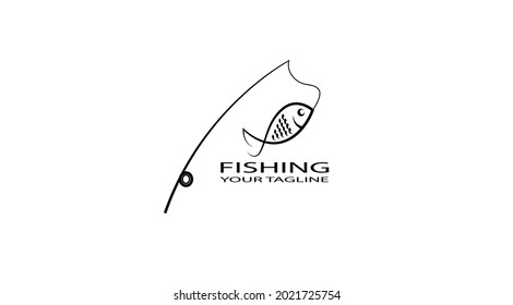 pesca de peces el logo del arte