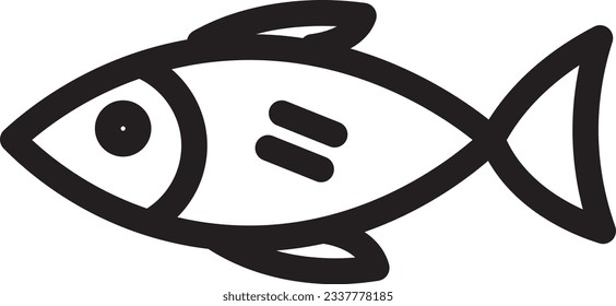 Fishing Fish Hook Outline Icon