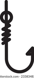 Fishing Fish Hook Outline Icon
