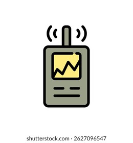 fishing, fish, icon, vector, equipment, finder, find, isolated, illustration, gear, efficient, technology, radar, sonar, device, sounder, display, gadget, logo, sea, echo, signal, boat, sound, lake, d