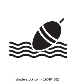 Fishing Float Icon Vector Design Template