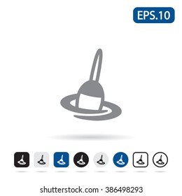 Fishing float icon. Vector eps 10.