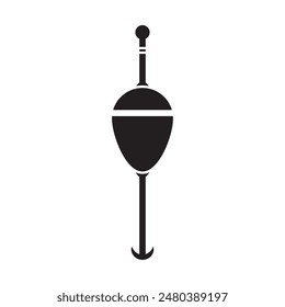 fishing float icon vector illustration logo design