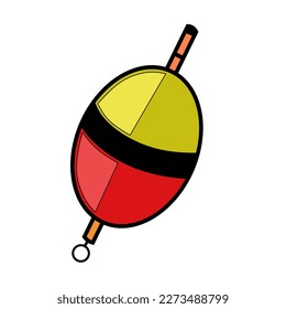 Fishing float vector design illustration