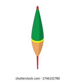 Fishing float vector icon.Isometric vector icon isolated on white background fishing float.