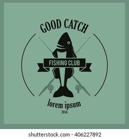 Fishing graphic design