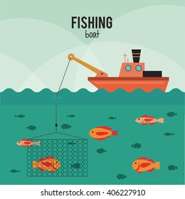 Fishing graphic design