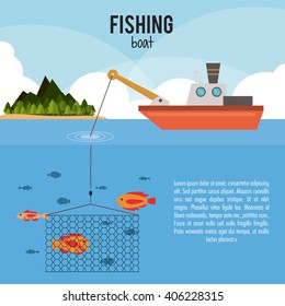 Fishing graphic design