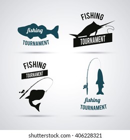 Fishing graphic design