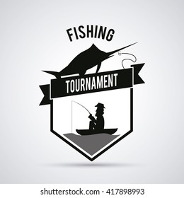 Fishing graphic design