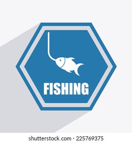 fishing graphic design , vector illustration