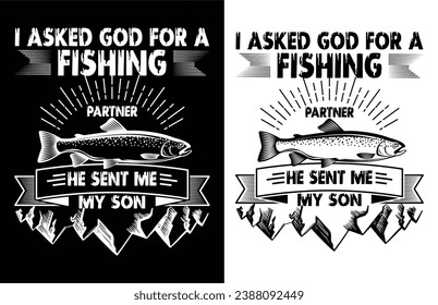 Fishing Graphic t-shirt design, Fishing tshirt design template fishing vector design