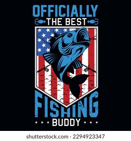 Fishing graphics tshirt design vector design 