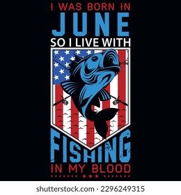 Fishing graphics tshirt design vector design 