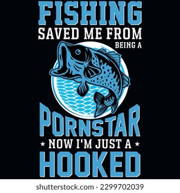 Fishing graphics tshirt design vector design 
