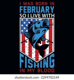 Fishing graphics tshirt design vector design 