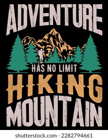 Diseño de camisetas para el senderismo de montaña