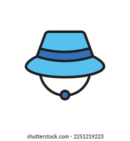 Fishing Hat Icon Vector Illustration