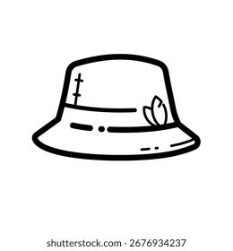  Fischerhut - Liniensymbol