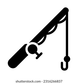 Fishing, Hobbies Flat Icon Logo Illustration. Hobbies Icon-set. Suitable For Web Design, Logo, App.