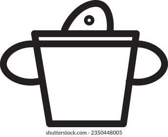 Fishing Hobby Hook Outline Icon