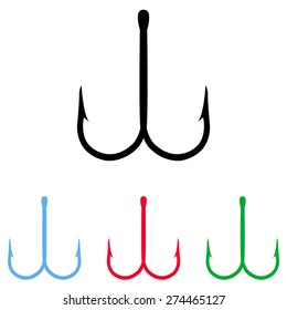 Fishing hook black