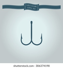 Fishing hook black