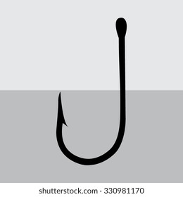 Fishing hook black