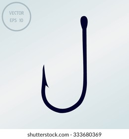 Fishing hook black