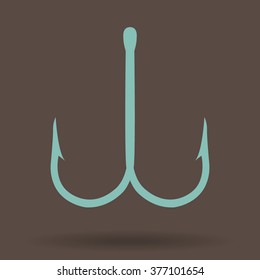 Fishing hook black