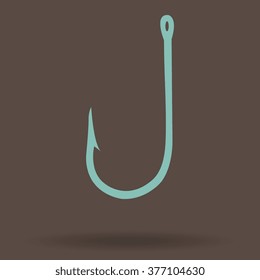 Fishing hook black